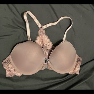 Adore Me racerback front closure bra.